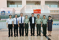 中大校長沈祖堯教授(右四)與中國航天員科研訓練中心代表會晤